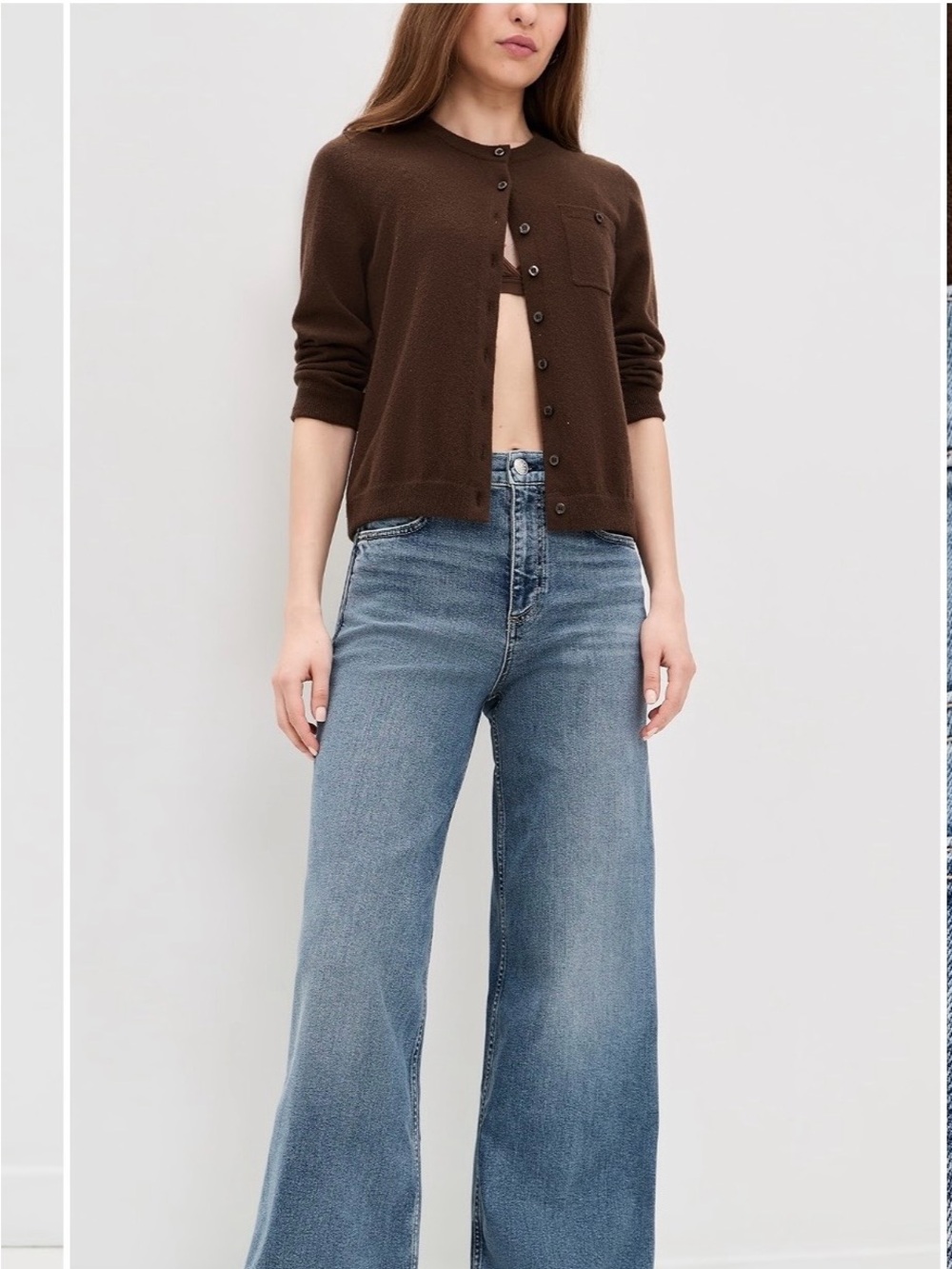 Rag and Bone Sophie High-Rise Wide-Leg Women’s Jeans in Blue